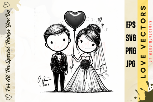 Capturing Timeless Romance: The C3711 Wedding Vector Collection