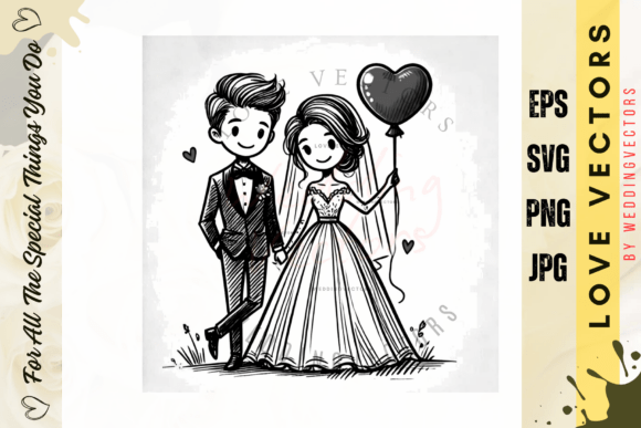Elegant Modern Wedding Composition: A Visual Story of Romance