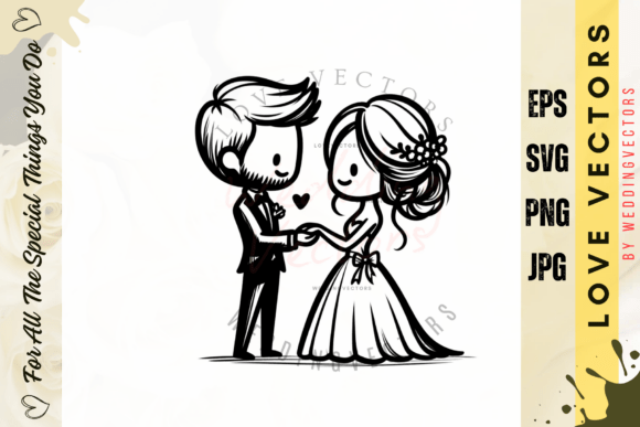 Minimal Aesthetic Wedding Art: A Guide to C3664 Vectors