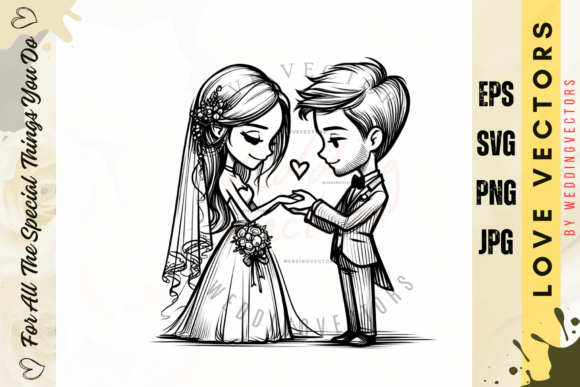 Modern Romance in Design: The C3684 Vector Set