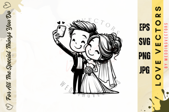 Romantic Wedding Vectors: The C3194 Design Suite