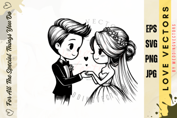 Timeless Romance: The C3617 Luxury Minimalist Illustration Set