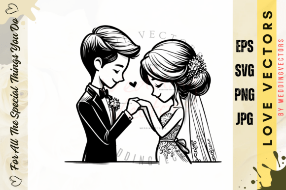 Wedding Couple & Love Vectors: A Designer's Romantic Toolkit